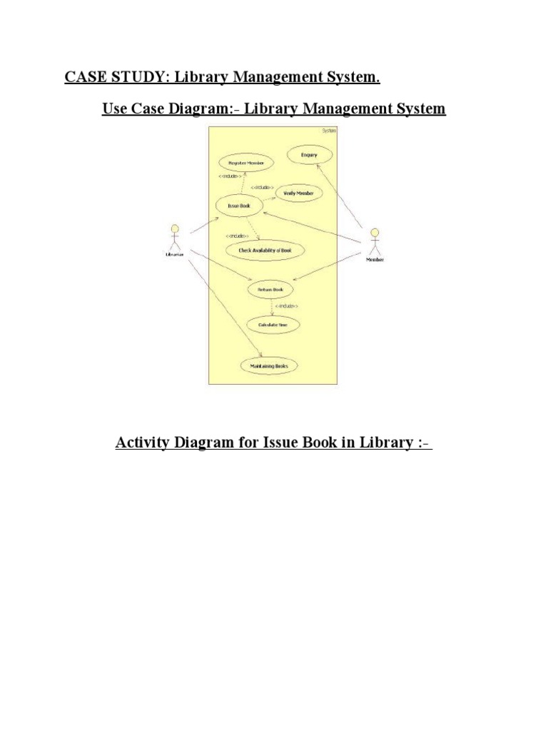 case study on library management