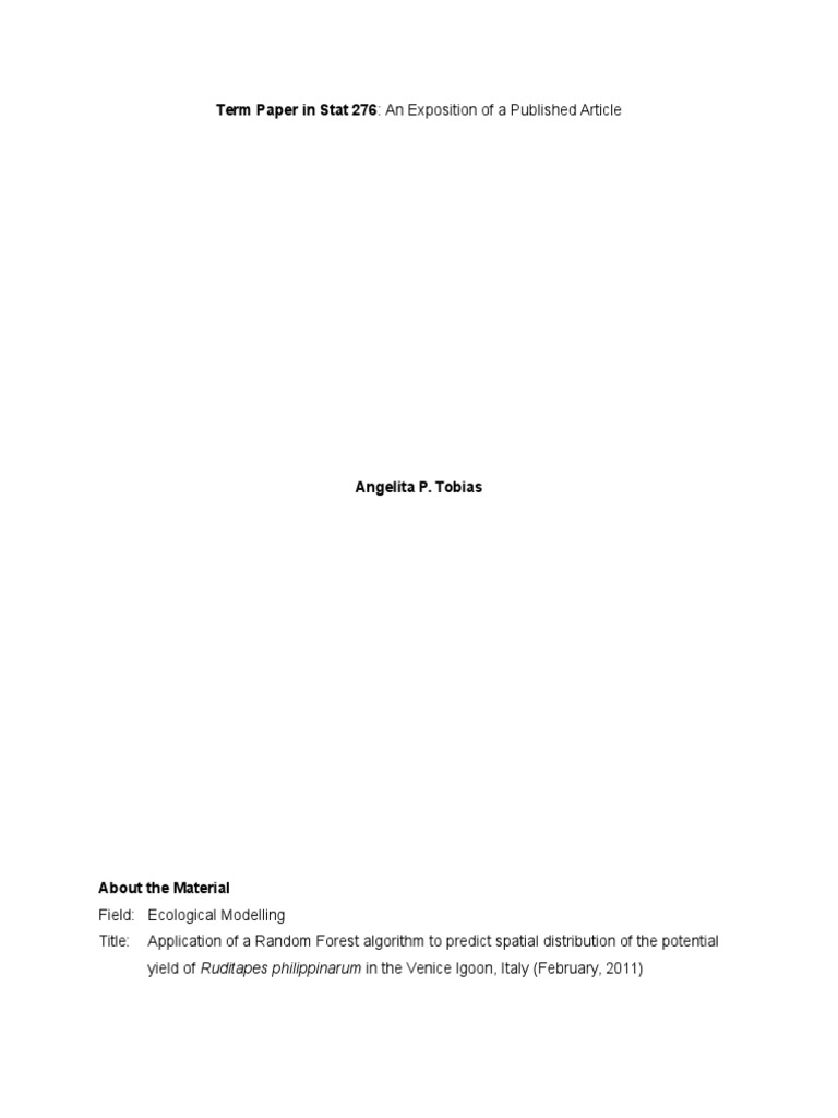 what is term paper pdf