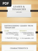 Malaysian Land Law - Leases & Tenancies