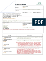 Edtpa Lesson Plan Template