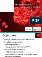 Venous Thromboembolism: Reducing The Risk