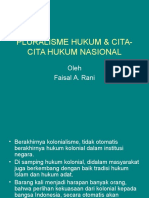 Pluralisme Hukum & Cita-Cita Hukum Nasional