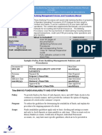 Bizmanualz Banking Management Policies and Procedures Sample