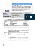 Bizmanualz Medical Office Policies and Procedures Sample