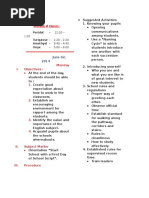 Demo Lesson Plan Past Tense