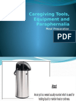 Caregiving Tools, Equipment and Paraphernalia