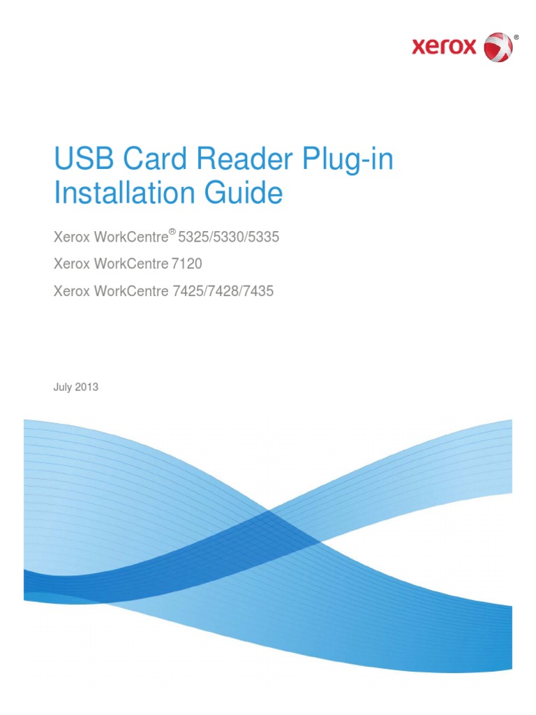 USB Card Reader Installation Guide v3 PDF Usb Password