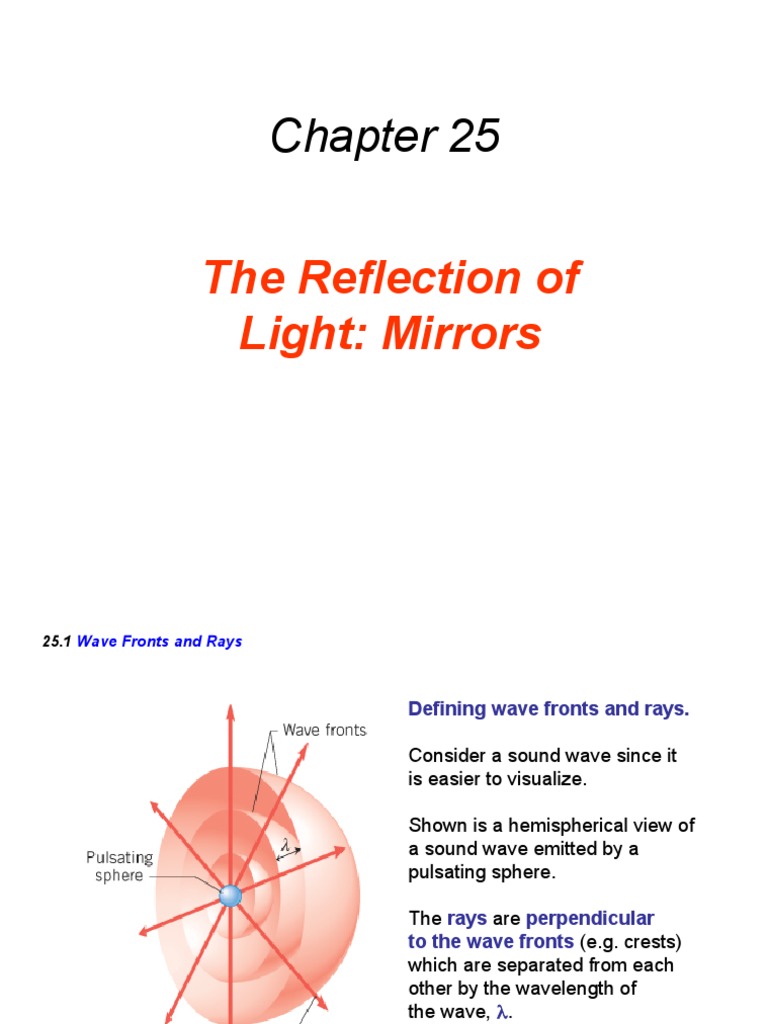 Reflection and Image Formation in Mirrors | PDF | Lens (Optics) | Mirror