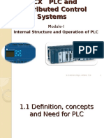 Internal Structure and Operation of PLC: Module-I