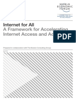 WEF Internet For All Framework Accelerating Internet Access Adoption Report 2016 PDF