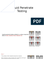 Liquid Penetrate Testing - Basics and Application