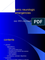 Pediatric Neurologic Emergencies
