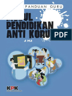 Buku KPK Panduan Guru Modul Pendidikan Anti Korupsi SMA - Backup Data