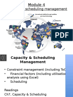 Capacity & Scheduling Management