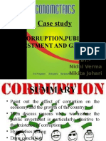 Case Study: Corruption, Public Investment and Growth