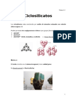 Tema 6.3. Ciclosilicatos