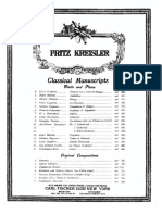 Kreisler - Siciliane and Rigodon