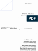 Henri Bergson - Evolutia Creatoare PDF