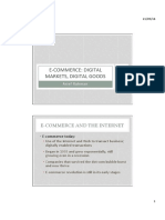 E-Commerce: Digital Markets, Digital Goods