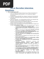 HR Interview Questions (1)
