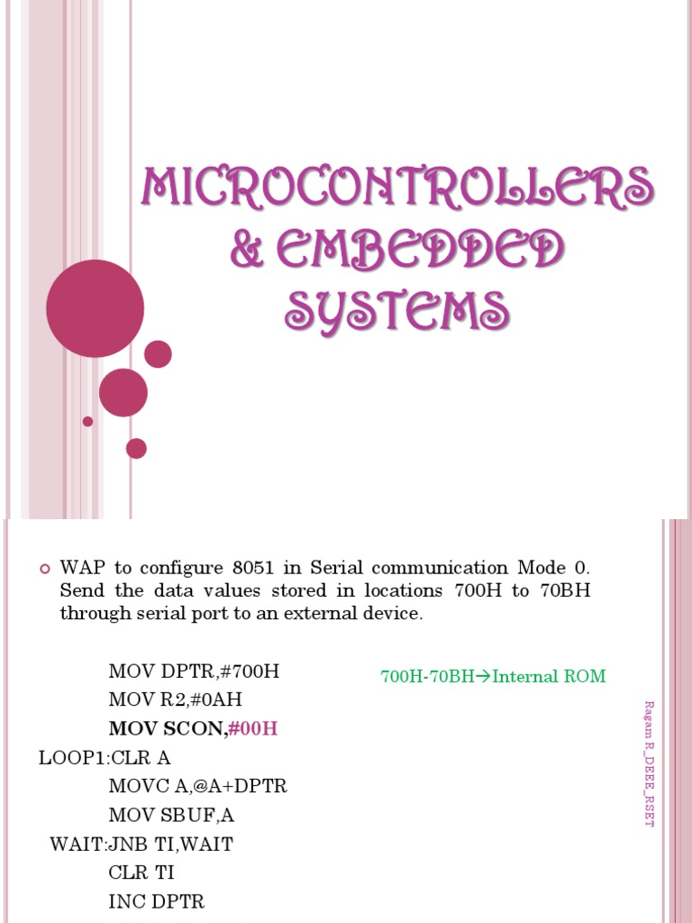 8051 Microcontroller Programming Guide | PDF