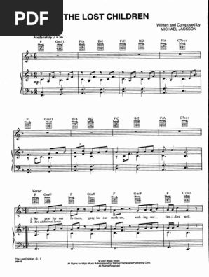 The Lost Children - Lead Sheet | PDF
