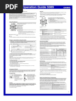 Casio Wave Ceptor Silver Manual 5089 PDF