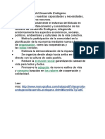 Características Del Desarrollo Endógeno