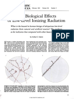 The Biological Effects of Low-Level Ionizing Radiation