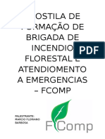 Apostila de Formação de Brigada de Incendio Florestal e Atendiomento A Emergencias