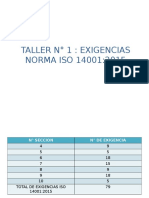 TALLER SISTEMA DE GESTION INTEGRADO - NORMAS ISO 9001 14001 OSHAS 18001