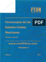 Farmacopea de Los Estados Unidos Mexicanos Tomo II