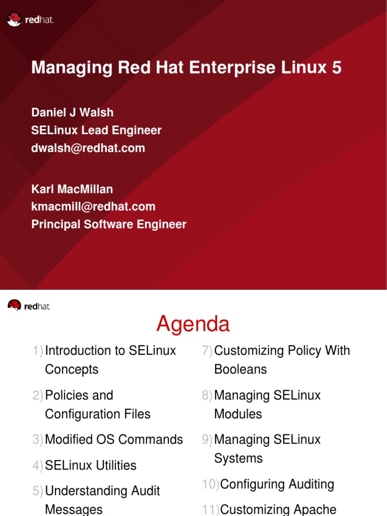 Manage RHEL5 | PDF