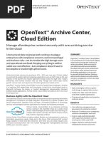 OpenText - Archive Center, Cloud Edition - Product Overview