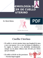 Epidemiología de Cáncer de Cuello Uterino