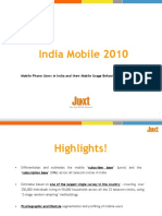 India Mobile 2010 Brochure - A Study Conducted by Juxt