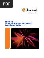 Shoretel VPN Concentrator 4550/5300 Configuration Guide