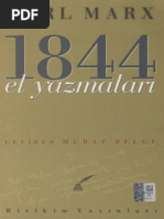 Karl Marx - 1844 El Yazmaları