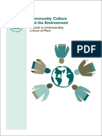 Community Culture and The Environment A Guide To Understanding A Sense of Place - US EPA 2002