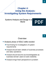 Beginning The Analysis: Investigating System Requirements: Systems Analysis and Design in A Changing World