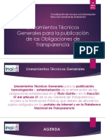 Presentación LINEAMIENTOS OBLIGACIONES TRANSPARENCIA PDF
