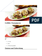 Gefüllte Champignons