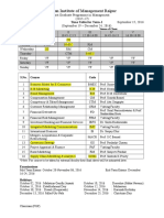 Time Table Term v PGP 2015-17