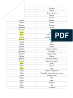 Lista de Verbos en Alemán