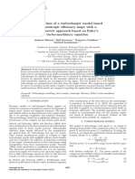 Comparison of A Turbocharger Model Based On Isentropic e Ciency Maps With A Parametric Approach Based On Euler's Turbo-Machinery Equation