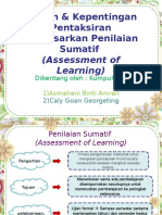 Tujuan Dan Kepentingan Pentaksiran