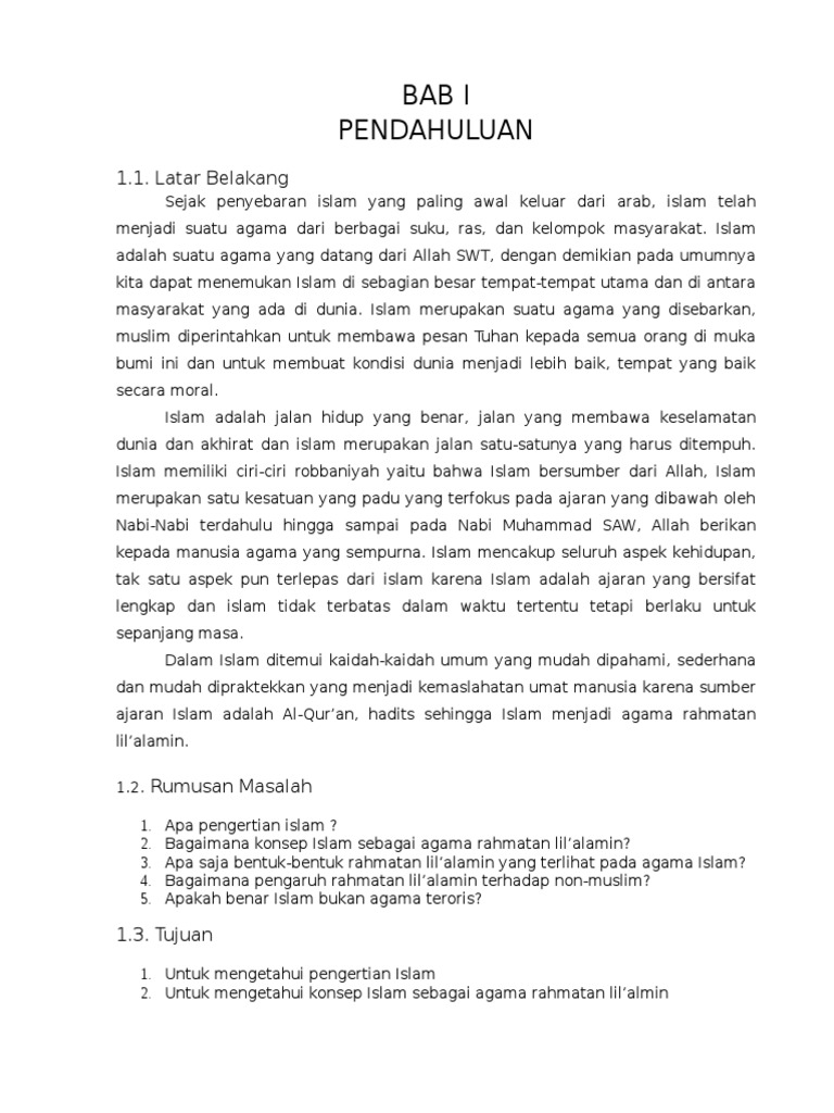 Bab I Pendahuluan 1 1 Latar Belakang