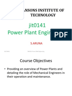 Jansons Institute of Technology: Jit0141 Power Plant Engineering