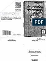 Denys Cuche-La Noción de Cultura en Las Ciencias Sociales