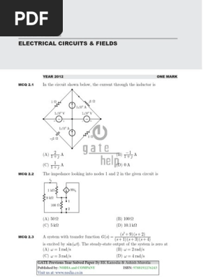 Electrical Circuits & Fields